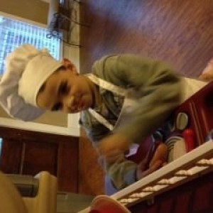 YOU TILTED YOUR HEAD! Nah, helmets for this little guy. Yeah I watch the vo