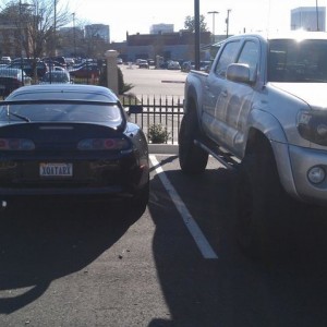 Had to park next to that sexy beast... Im in the supra today I wish
