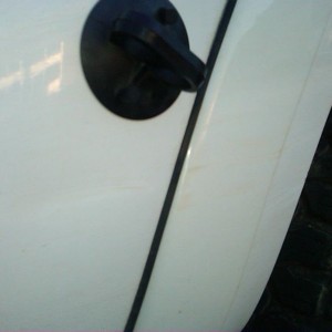 Hahahah.....by by trail dent. Glass cup to the rescue.