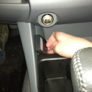 Wear should I Velcro the garage door opener? Option #1