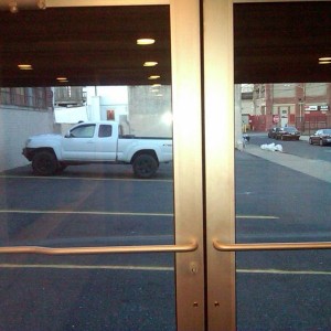 Zombie proof verhead roll top doors...FTW! Haha