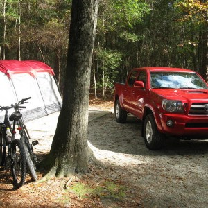 Camping at Magnolia Springs, GA