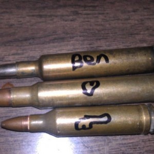 Bottom bullet was the ? Bullet. Top is the 300