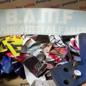 Holy shit this thing is beefy. Thanks Jerry! Got some BAMF swag too :cool: