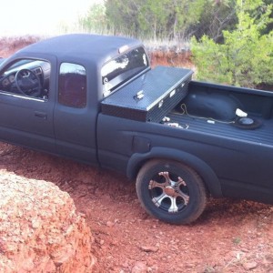bed liner paint job