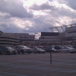 I'm on enemy territory today.