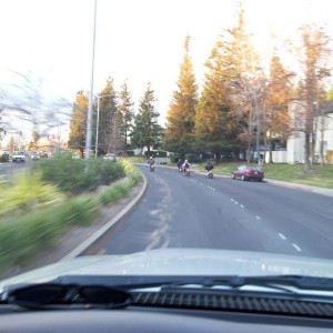 Like a boss. 4 dudes on mopeds