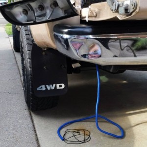 Backup camera wiring