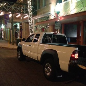 Tacoma 2010 just bought! Downtown Christmas Night!