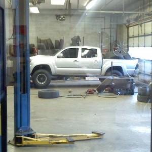 Getting the new tires on!!!