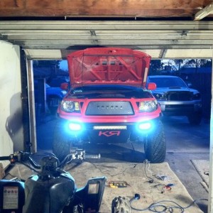 Testing rays lights b4 final installation...