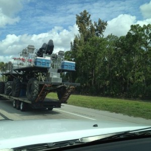 Lots if these on te turnpike, headed for MudFest