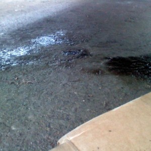Oil change...then the wind picks up...NICE!