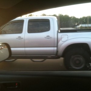 Spotted. Hwy 17s 5:45 murrells inlet. Hat a tw sticks butches. Anyone know 