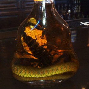 Cobra, Scorpion Whiskey from Vietnam...