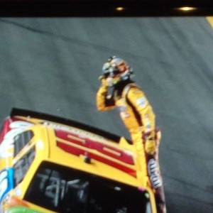 Ya might hate him but he sure can drive a race car!!!
