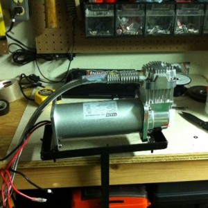 Compressor on mount