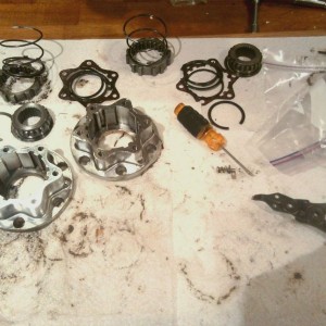 Rebuilding some aisin manual hubs i picked up. It's actually kinda fun