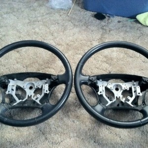Used steering wheels...make me an offer and take them please!!!!! Both from