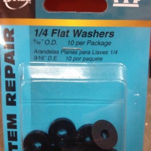 washers for engine tick?