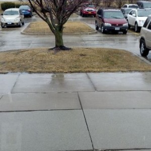 And do it begins. Snow flakes, some the size quarters.