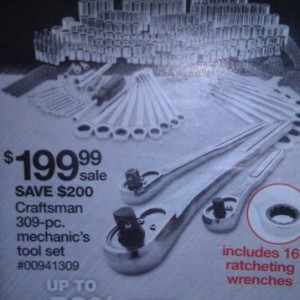 Great deal....SEARS