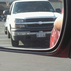funny license plate lol
