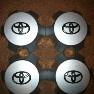 Color matched the Toyota emblems on my center caps