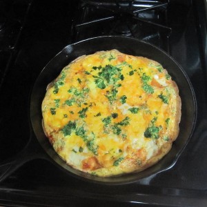 Dutch Oven Egg Fritata