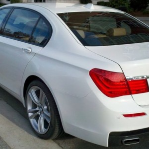 One sweet ride. Brand new 750 Li