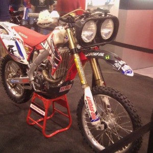 Honda Baja bike.