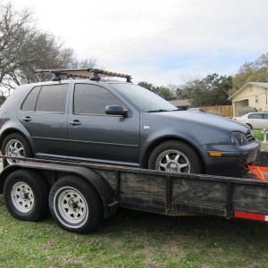 Towing the Golf 1