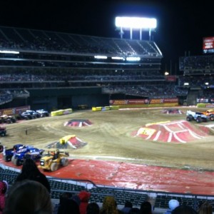 Yee monster jam in Oakland. Hammered. Love the grinch