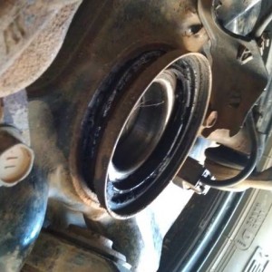 failed hub/bearing