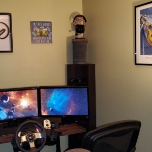 A lovely looking area to sit and play.