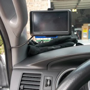 GPS wire run for aesthetic appeal