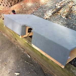 Sub box covered (mostly...)