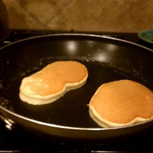 You guys making me cook pancakes