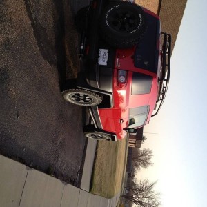 Red FJ Cruiser