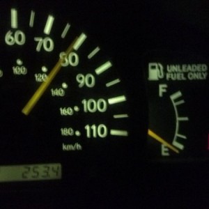 Gas light came on whiole I was focusing. And just went away now that I&#039
