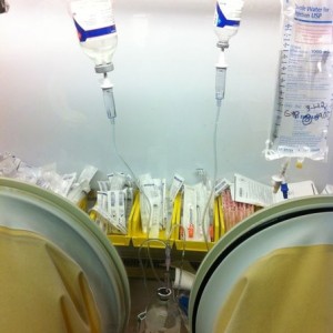 Just think, for the same price as these meds I'm mixing I could have b