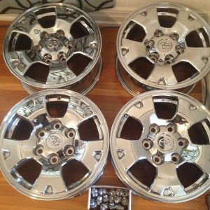 CHROME TRD OFFROAD WHEELS