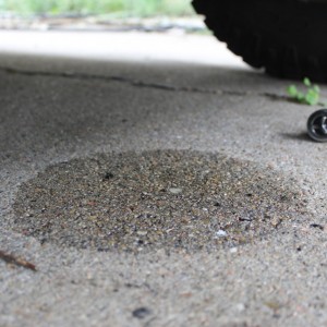 Oil Plug Leak On Driveway ~ 3