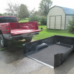 removed the bedliner