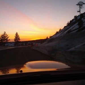 Coming down off Tahoe