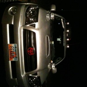 Relentless fabrication hood tab mounted lights