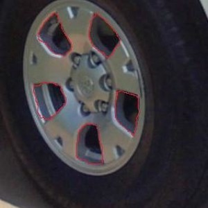 Tacoma wheel to paint black
