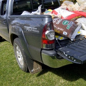 A bed full of landscaping stuff from home depot all for $13bucks.