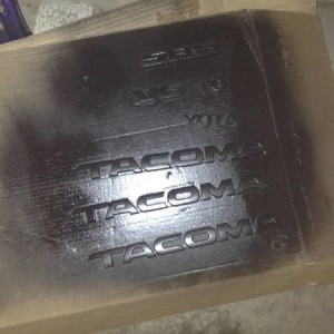 Blacked out front end