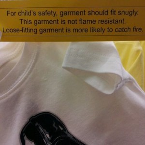So if its loose....my Son will spontaneously combustion??:confused:
